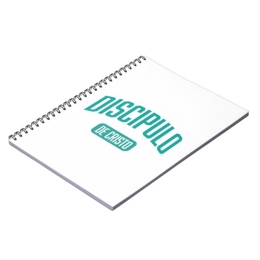 Disciple Seagreen Spiral Notitieboek Spaans (Linkerzijde)