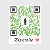 DiscipleDojo QR-sticker Sticker (Vel)