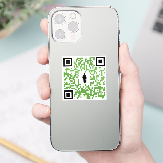 DiscipleDojo QR-sticker Sticker (Telefoon)