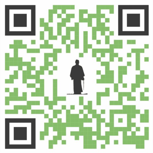 DiscipleDojo QR-sticker Sticker (Voorkant)