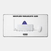 disciplinaire probabilistische geest in de slagkro bureaumat (Keyboard & Muis)