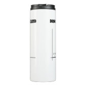 disciplinaire probabilistische geest in de slagkro thermosbeker (Achterkant)