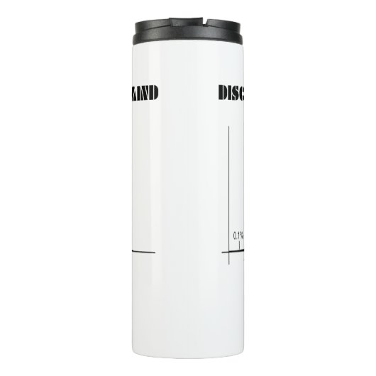 disciplinaire probabilistische geest in de slagkro thermosbeker (Achterkant)