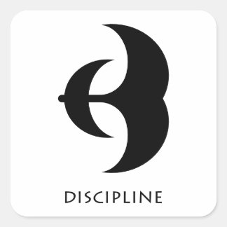Discipline ( Akoko Nan ) Adinkra Symbool Sticker