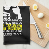 DISCIPLINE - Bodybuilding Workout Motivatie Theedoek (Quarter Fold)