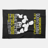 DISCIPLINE - Bodybuilding Workout Motivatie Theedoek (Horizontaal)