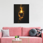 Discipline Boven Comfort Canvasprint Canvas Afdruk (Insitu (Woonkamer))