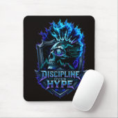 Discipline Boven Hype Bitcoin Crypto Mentaliteit O Muismat (Met muis)
