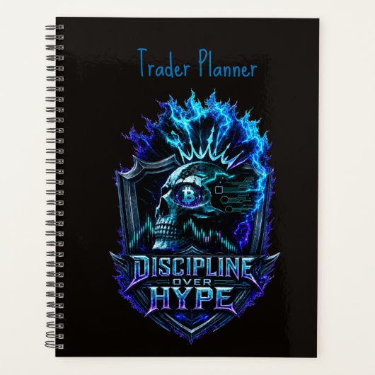 Discipline Boven Hype Bitcoin Crypto Mentaliteit O Planner (Voorkant)