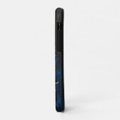 Discipline Boven Hype Blauwe Grunge Bitcoin Case-Mate iPhone Case (Achterkant/links)