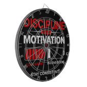 Discipline Boven Motivatie – Blijf Consistent | Se Dartbord (Voorkant Links)