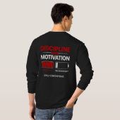 Discipline Boven Motivatie – Blijf Consistent | Se T-shirt (Achterkant volledig)