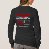 Discipline Boven Motivatie – Blijf Consistent | Se T-shirt (Achterkant)