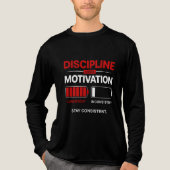 Discipline Boven Motivatie – Blijf Consistent | Se Tri-Blend Shirt (Voorkant volledig)