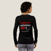 Discipline Boven Motivatie – Blijf Consistent | Se Tri-Blend Shirt (Achterkant)