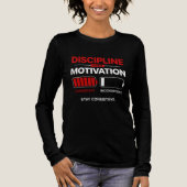 Discipline Boven Motivatie – Blijf Consistent | Se Tri-Blend Shirt (Voorkant)