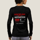 Discipline Boven Motivatie – Blijf Consistent | Se Tri-Blend Shirt (Achterkant)