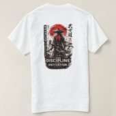 Discipline Boven Motivatie Samurai Shirt – (Design achterkant)