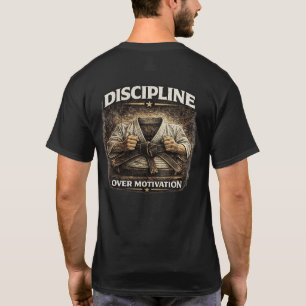 Discipline Boven Motivatie T-shirt