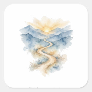 Discipline Boven Motivatie Zonsopgang Sticker