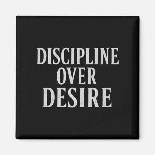 Discipline boven verlangen _ Stoïcijnse Motivatie  Magneet (Voorkant)