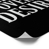 Discipline boven verlangen _ Stoïcijnse Motivatie  Poster (Hoek)