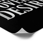 Discipline boven verlangen _ Stoïcijnse Motivatie  Poster (Hoek)