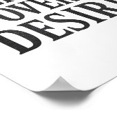 Discipline boven verlangen _ Stoïcijnse Motivatie Poster (Hoek)