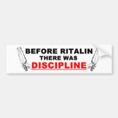 Discipline Bumpersticker (Voorkant)