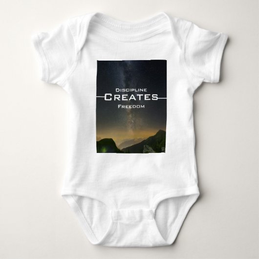Discipline Creates Freedom Romper (Voorkant)