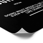 DISCIPLINE de Citaat van de Definitie - Inspireren Poster (Hoek)