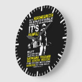 DISCIPLINE - Deadlift Workout Motivatie Grote Klok (Hoek)