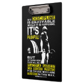 DISCIPLINE - Deadlift Workout Motivatie Klembord (Links)