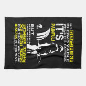 DISCIPLINE - Deadlift Workout Motivatie Theedoek (Horizontaal)