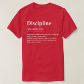 Discipline Definitie T-shirt (Design voorkant)