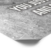 Discipline en uzelf - Gym Motivatie Poster (Hoek)