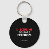 "Discipline Equals Freedom" Jocko Willink Sleutelhanger (Voorkant)