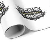 Discipline Equals Freedom – Motivational Design  Cadeaupapier (Rol Hoek)