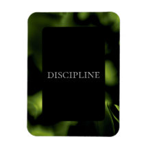 "Discipline" Flexible Photo Magnet