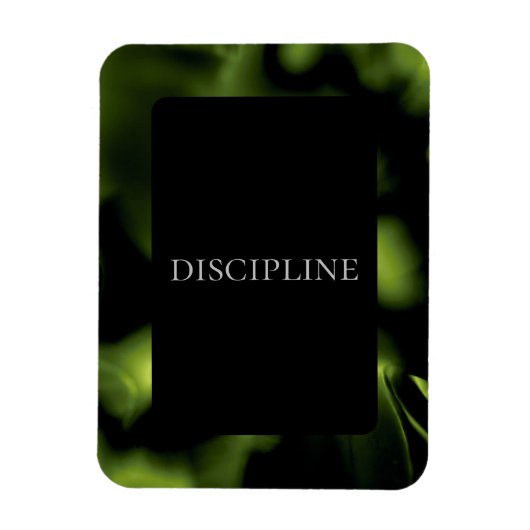 "Discipline" Flexible Photo Magnet Magneet (Verticaal)