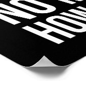 Discipline gaat over opdagen, gym, drukte, grind poster (Hoek)