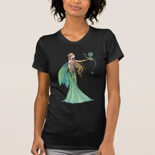 Discipline Green Fairy Dragon door Molly Harrison T-shirt