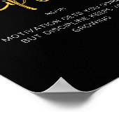 Discipline Inspirerend Citaat Poster (Hoek)