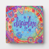 Discipline  Inspirerend Een woord Ezel Fotoplaat (Voorkant)