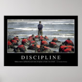 Discipline: Inspirerend prijsopgave Poster (Voorkant)