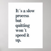 Discipline Inspirerend Quote Poster (Voorkant)