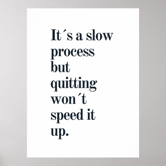 Discipline Inspirerend Quote Poster (Voorkant)