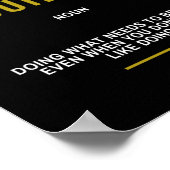 Discipline Inspirerend Quote Poster (Hoek)