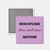 Discipline is geen acuut autisme magneet (Voorkant / Achterkant)