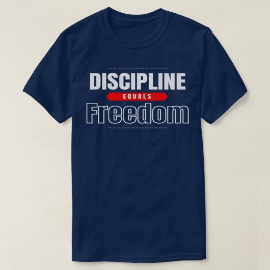Discipline is gelijk aan vrijheid Jocko Willink TS T-shirt (Design voorkant)